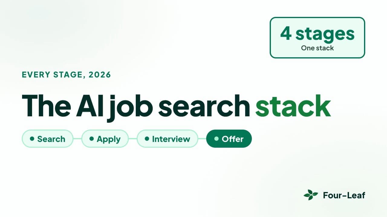 The AI job search stack in 2026: what to use at every stage thumbnail